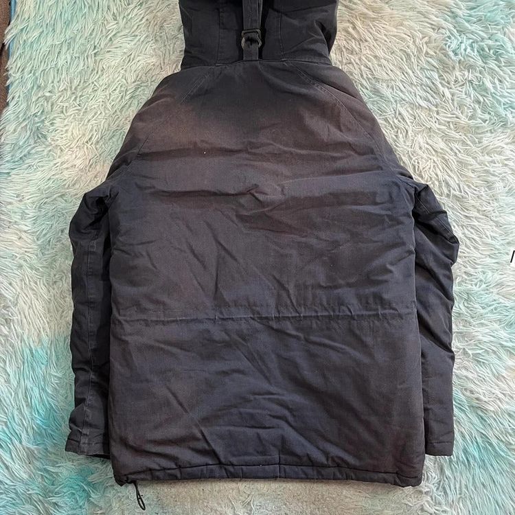 Navy Carhartt Parka Coat Jackey - Small image 3