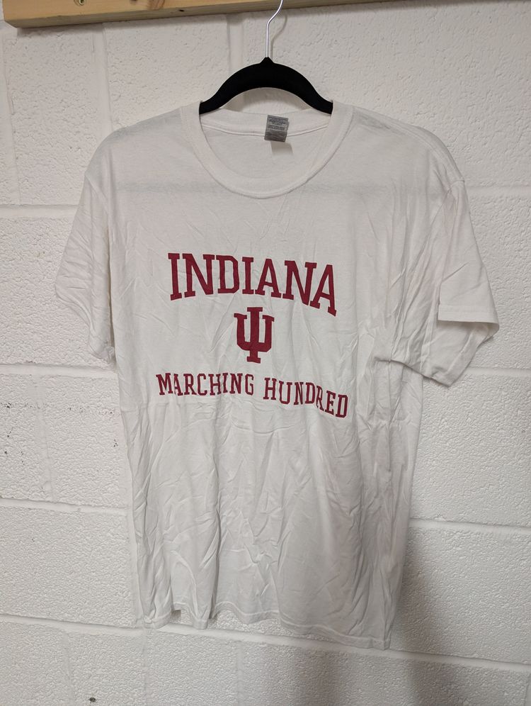 Other 22 White Indiana Marching Hundred  with print at back  product image
