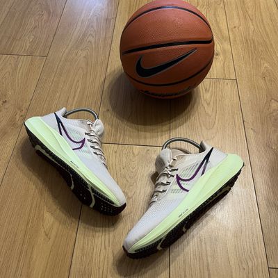 BNWB Nike Pegasus 39 Road Runner Walking Trainer Shoes 'Light Orewood' Beige Purple Cream
