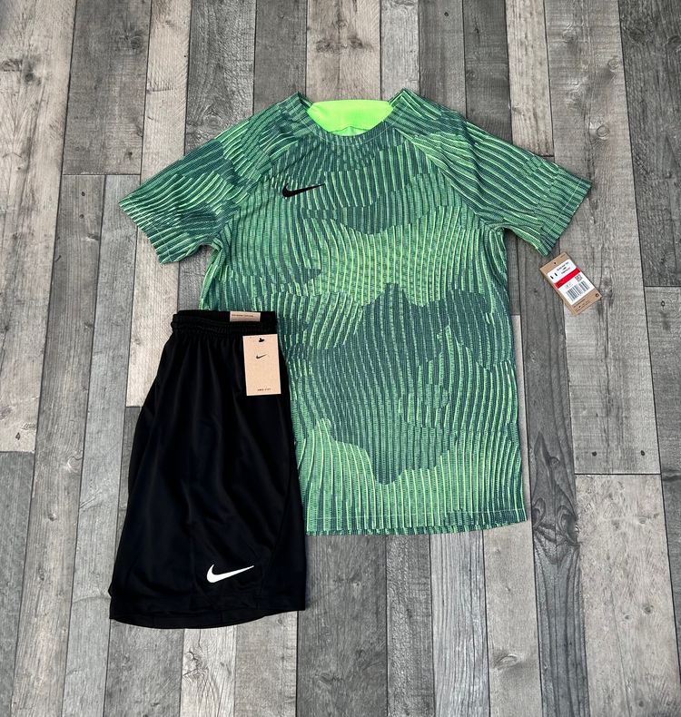 Nike Strike Dri-Fit All Over Print T-shirt ‘Playful Green’ - Size Large  