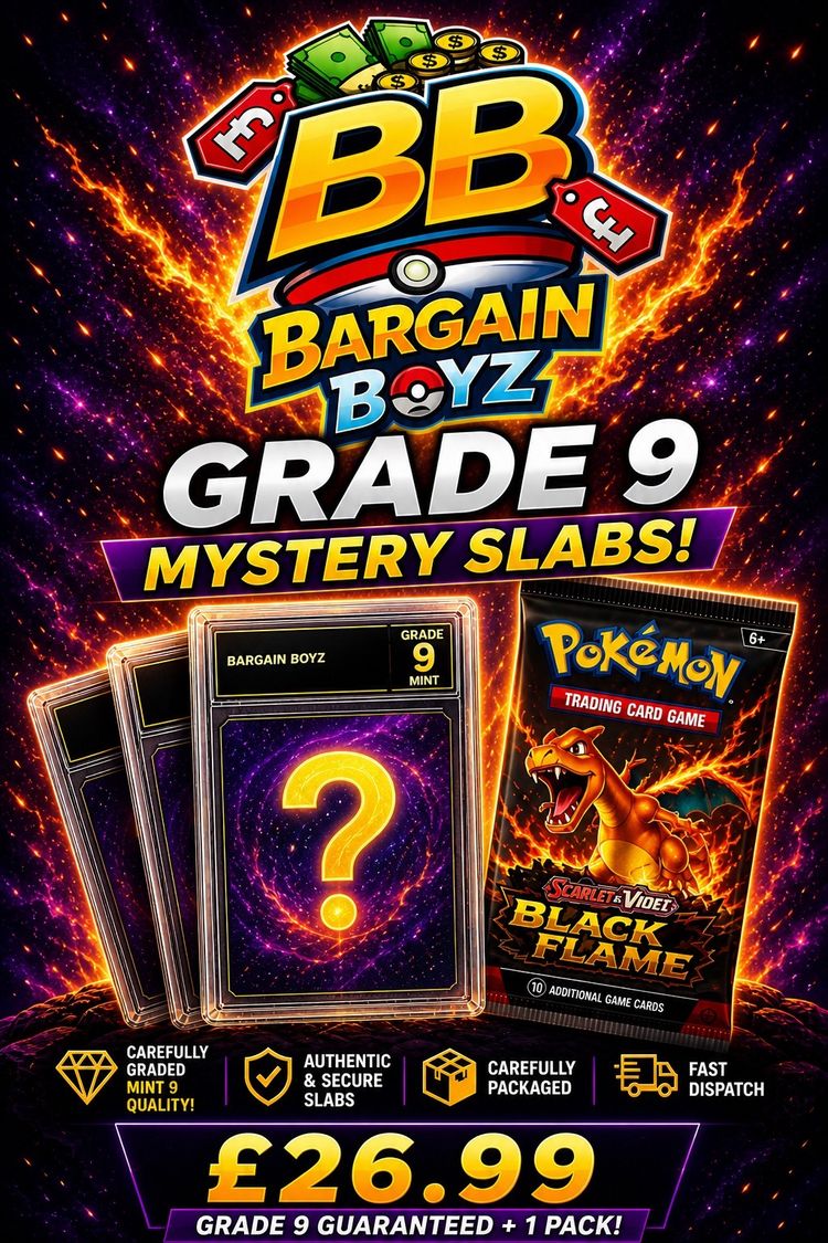 🔥Mystery Slabs GRADE 9.5 🔥 + 1 Pack