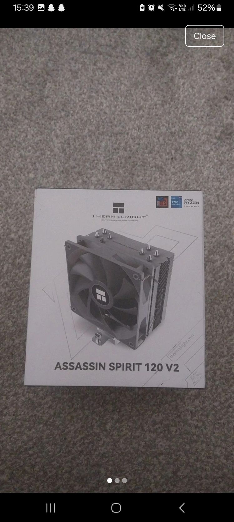 Thermalright Assassin Spirit 120 V2 Cpu Cooler image 1