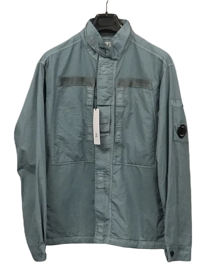 C.P Company Flat Nylon lens Overshirt Blue