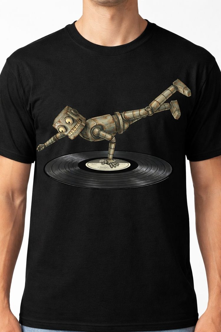 Black Graphic T-Shirt