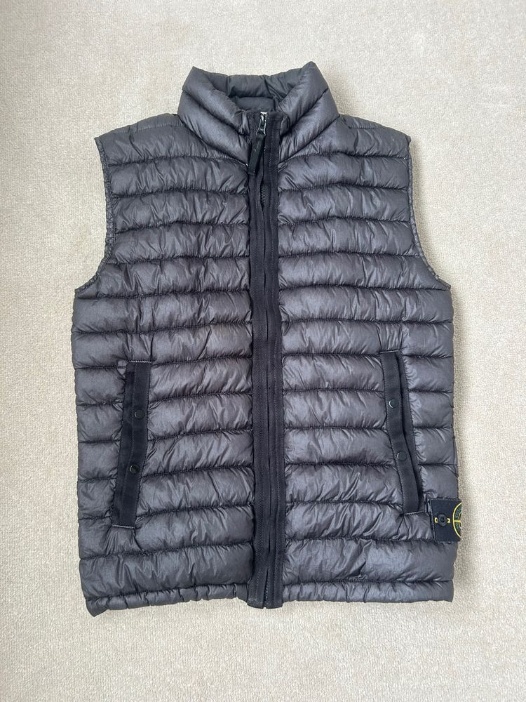 Stone Island Black Puffer Vest