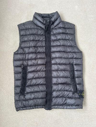 Stone Island Black Puffer Vest