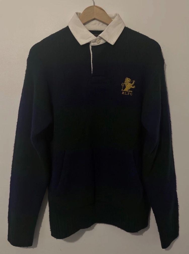 Polo Ralph Lauren RLFC Rugby Sweater 90% Wool 10% Cashmere NWT US S 2