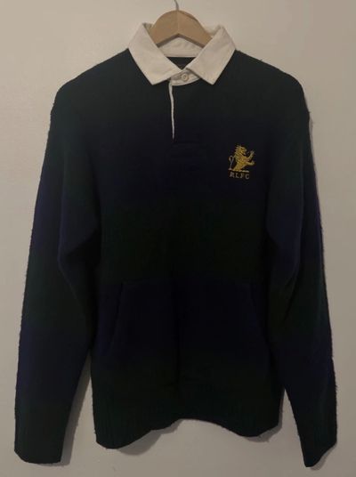Polo Ralph Lauren RLFC Rugby Sweater 90% Wool 10% Cashmere NWT US S 2