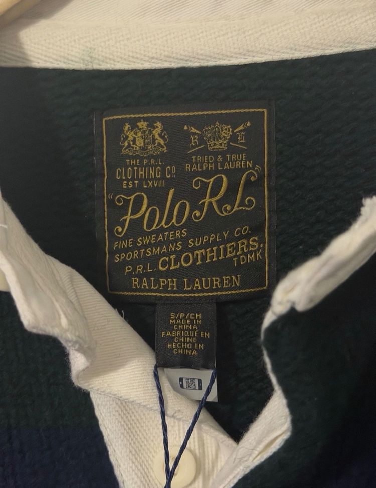 Polo Ralph Lauren RLFC Rugby Sweater 90% Wool 10% Cashmere NWT US S 5