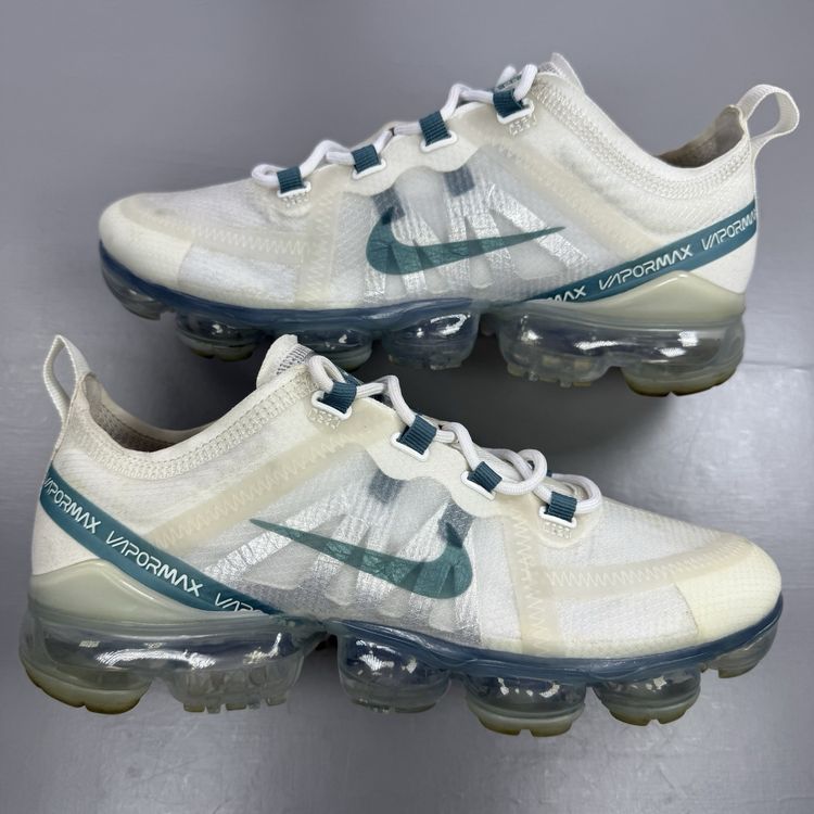 Size 5.5 - Nike Air VaporMax 2019 White Mineral Teal Blue Trainers AR6632-103 image 6