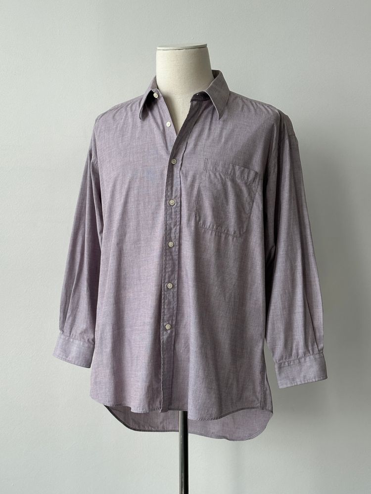 Immagine di Christian Dior 1990s Pure Cotton Button Neck Shirt - XL 5