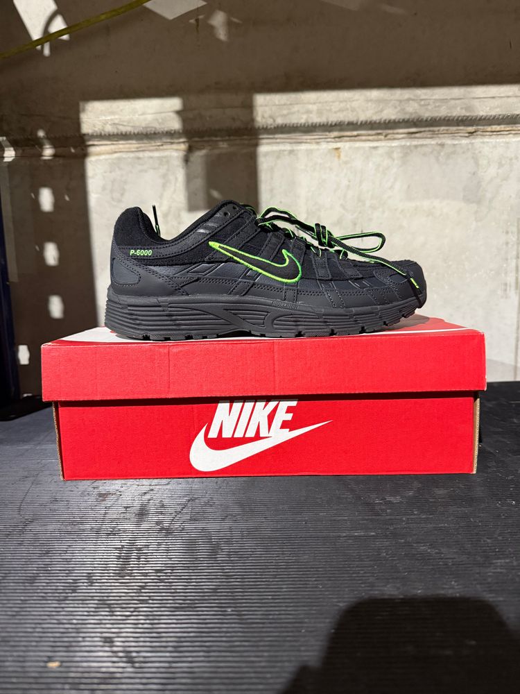 B151 Nike P-6000 PRM Black Green Strike Brand New In Box