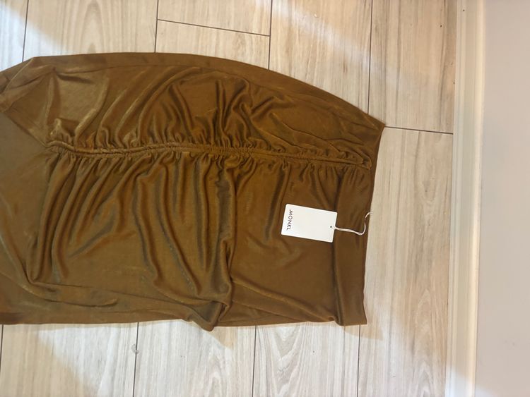 Other Brown Ruched Skirt product image
