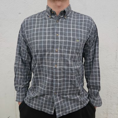 Lacoste Men'S Checkered Button-Up Shirt