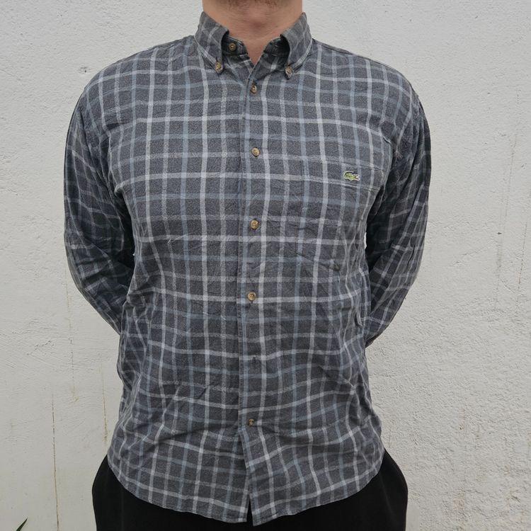 Lacoste Men'S Checkered Button-Up Shirt image 2