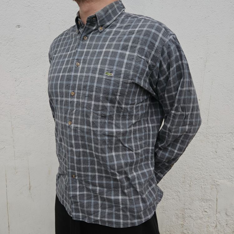 Lacoste Men'S Checkered Button-Up Shirt image 3
