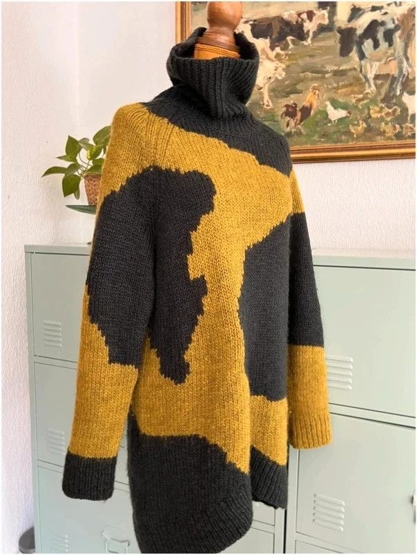 COS Cos 100% wool oversized turtleneck knit sweater product image