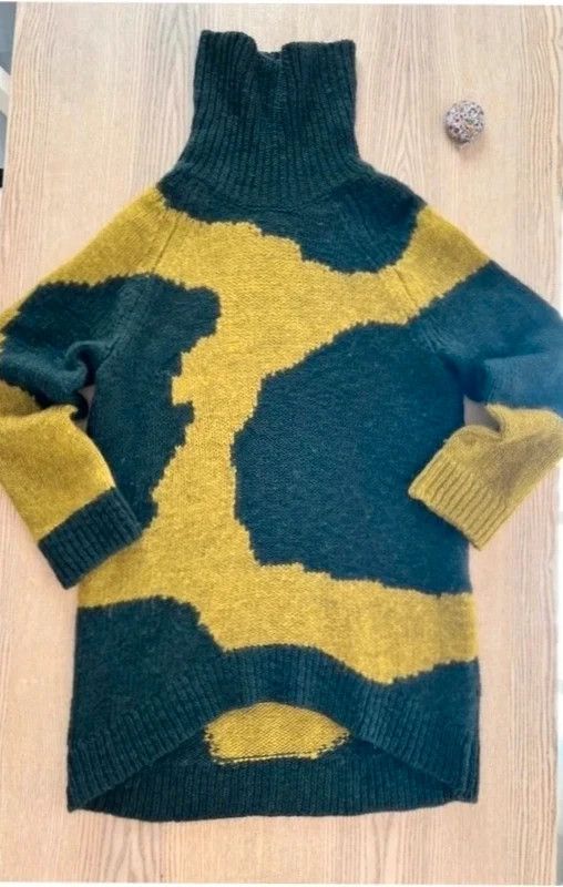 Cos 100% wool oversized turtleneck knit sweater 3