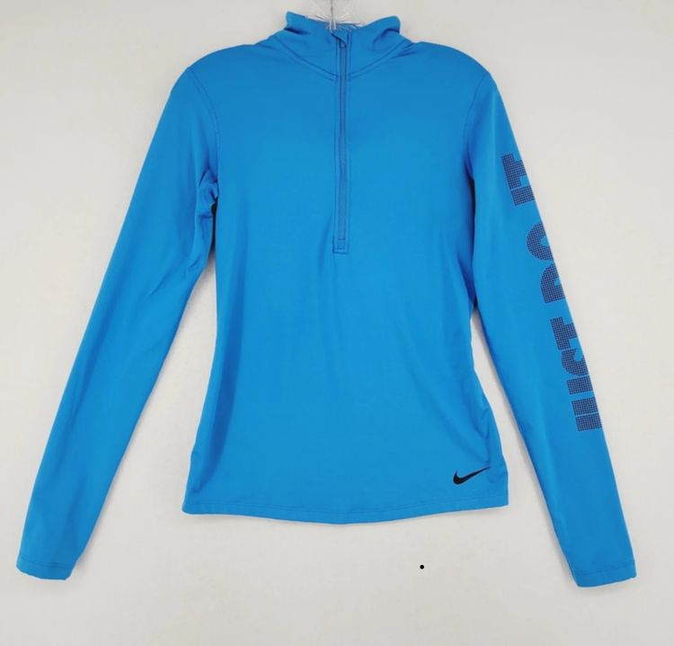 Nike Women’s Nike Dri-Fit Just Do It Royal Blue Quarter Zip product image