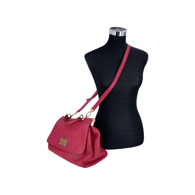 Dolce & Gabbana Leather Shoulder Bag Dauphine image 7