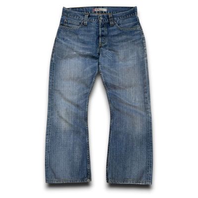 Levi's 512 2000's faded washed relaxed fit denim bootcut jeans (S)