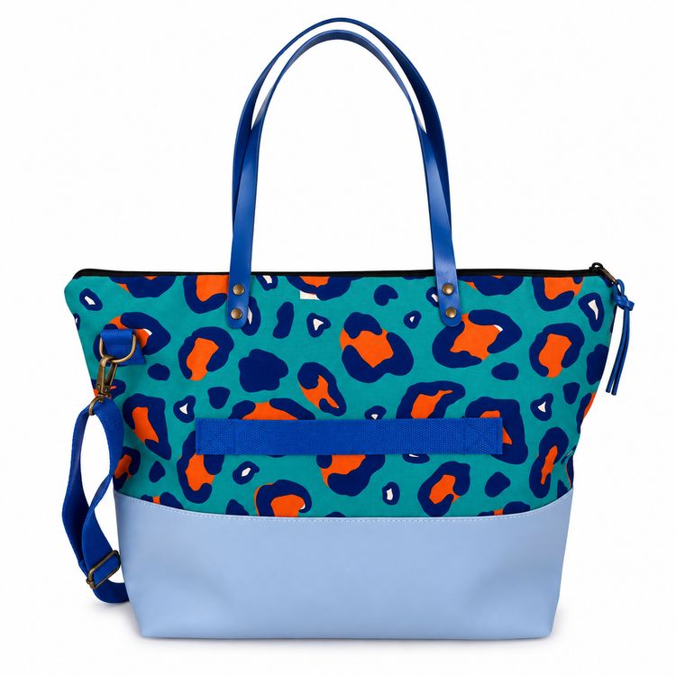Travel Bag impermeable ANIMAL PRINT TURQUESA image 3