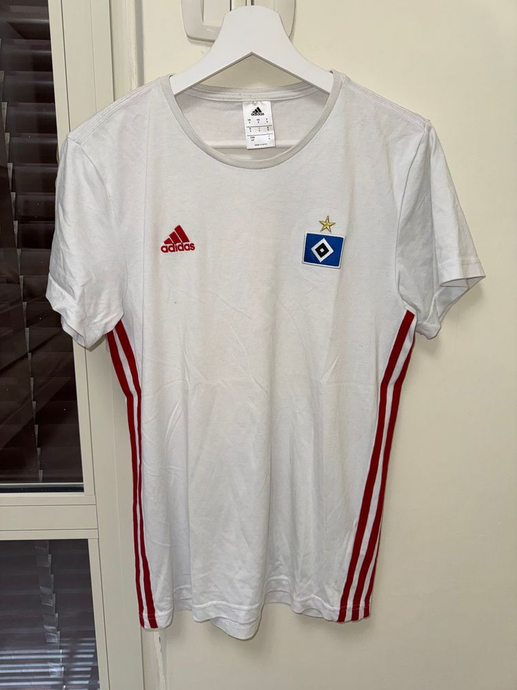 Adidas Originals Adidas White T-Shirt With Red Stripes And Logo product image