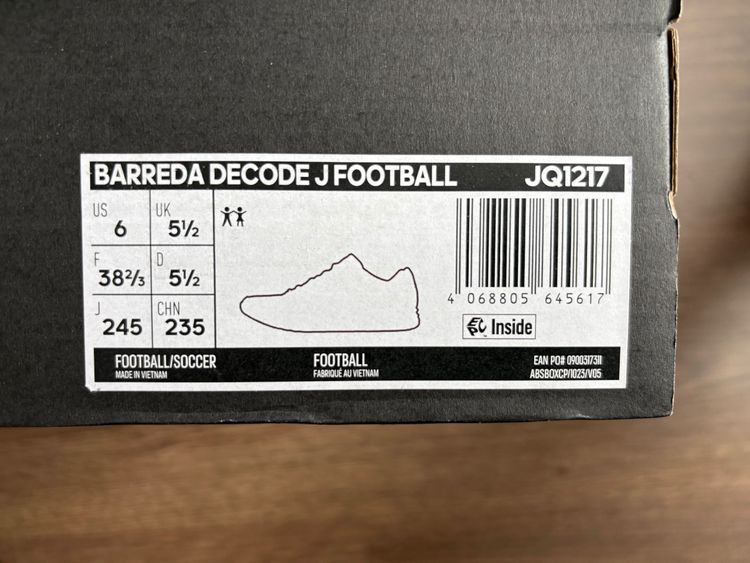 Adidas Barreda Decode J Football Shoes image 8