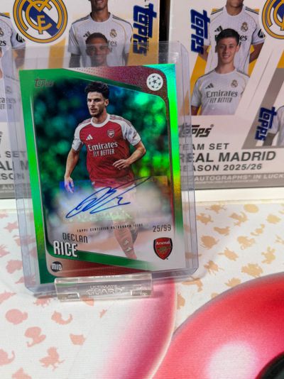 Topps Declan Rice Arsenal Football Trading Card