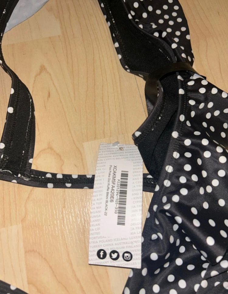 Boohoo Polka Dot Bikini Set obraz 4