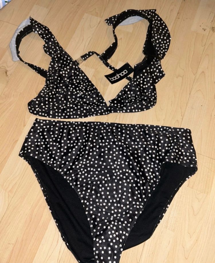 Boohoo Boohoo Polka Dot Bikini Set product image