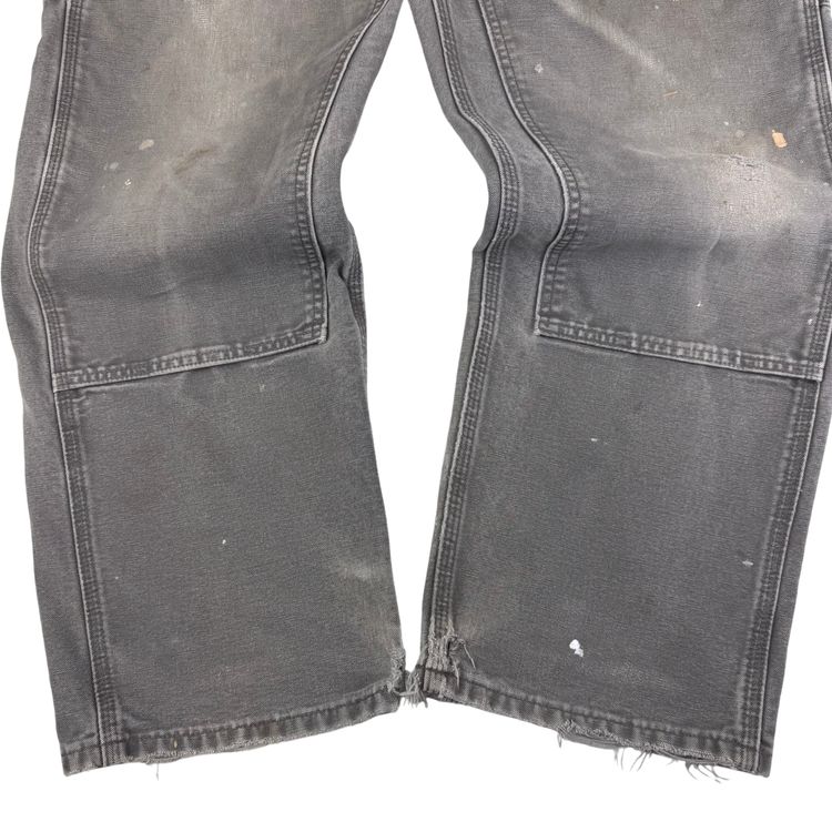 Carhartt Double Knee Original Fit Workwear Carpenter Trousers Grey obraz 2