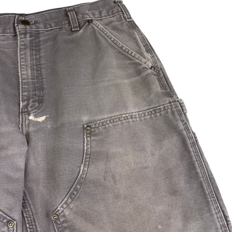 Carhartt Double Knee Original Fit Workwear Carpenter Trousers Grey obraz 4