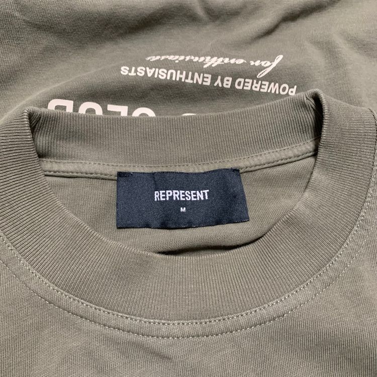 Represent Medium Owners Club Khaki Green Tee imagen 3