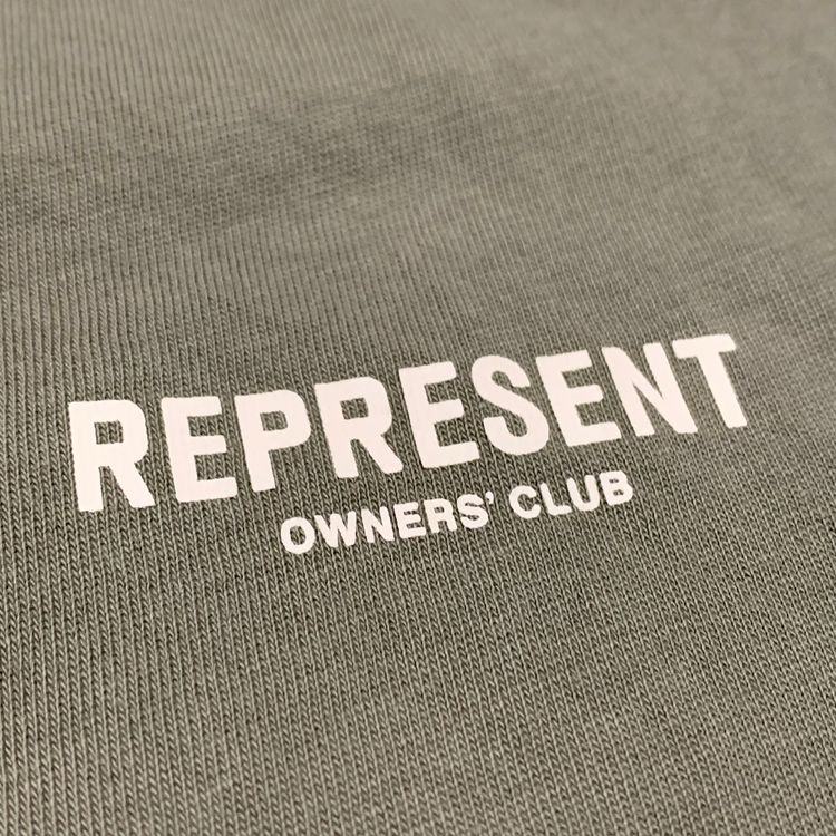 Represent Medium Owners Club Khaki Green Tee imagen 9
