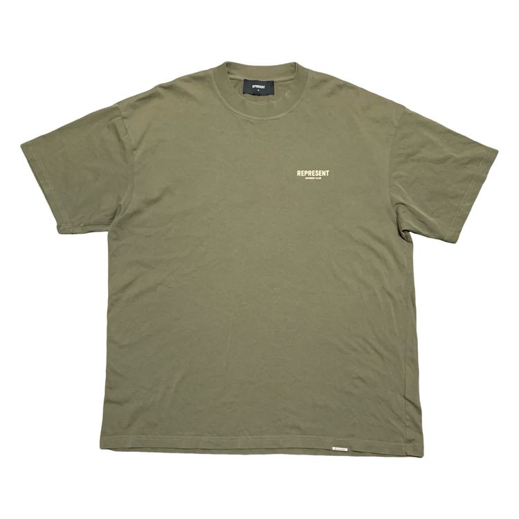 Represent Medium Owners Club Khaki Green Tee imagen 6
