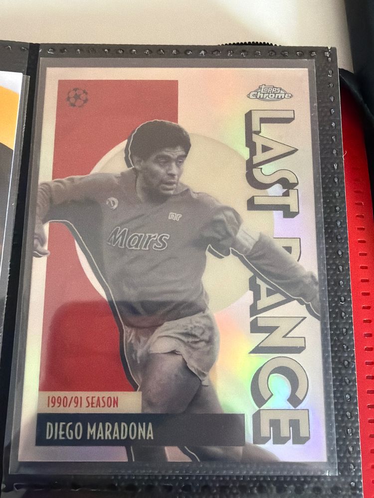 Diego Maradona Football Trading Card image 1