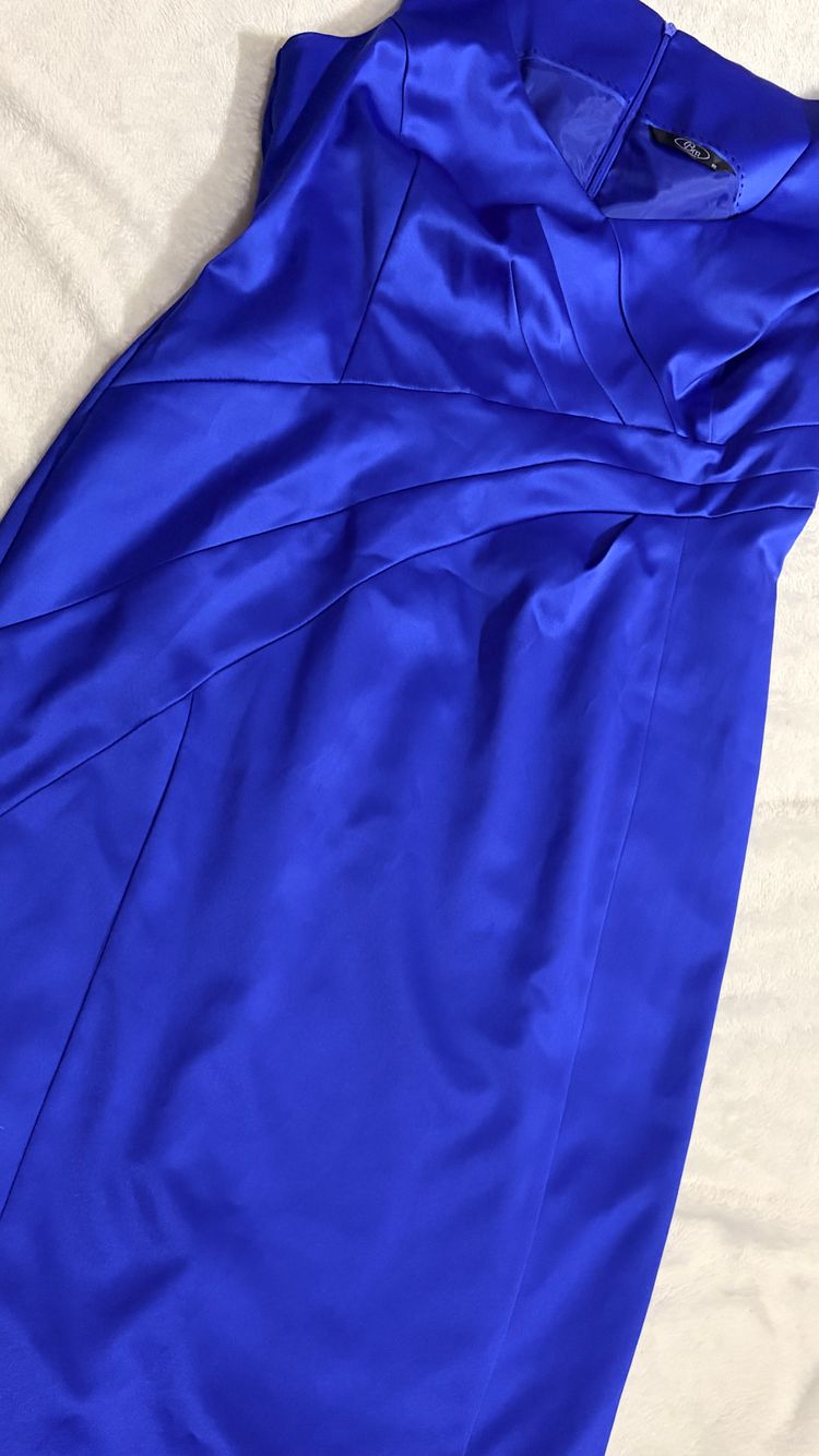 Bm Blue Sleeveless Dress 3