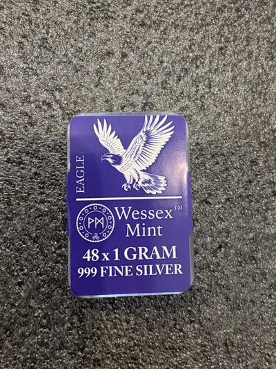 48x1g sealed Wessex Mint Silver Bar
