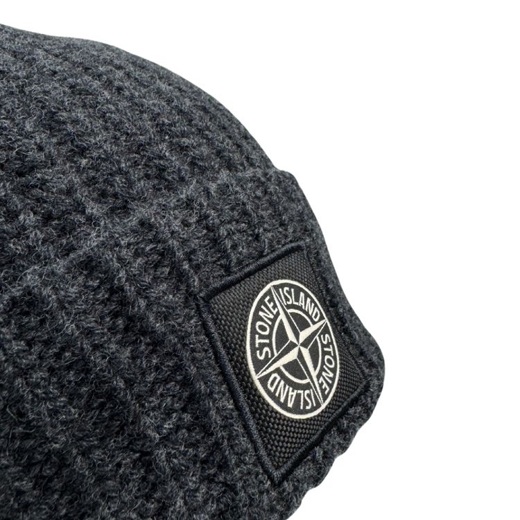 Gorro de lana Stone Island Gris oscuro - talla UNI imagen 6
