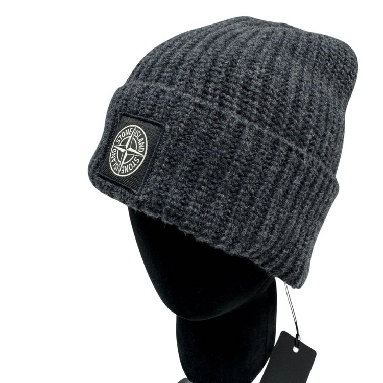 Gorro de lana Stone Island Gris oscuro - talla UNI imagen 5