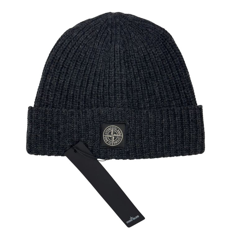 Gorro de lana Stone Island Gris oscuro - talla UNI imagen 4