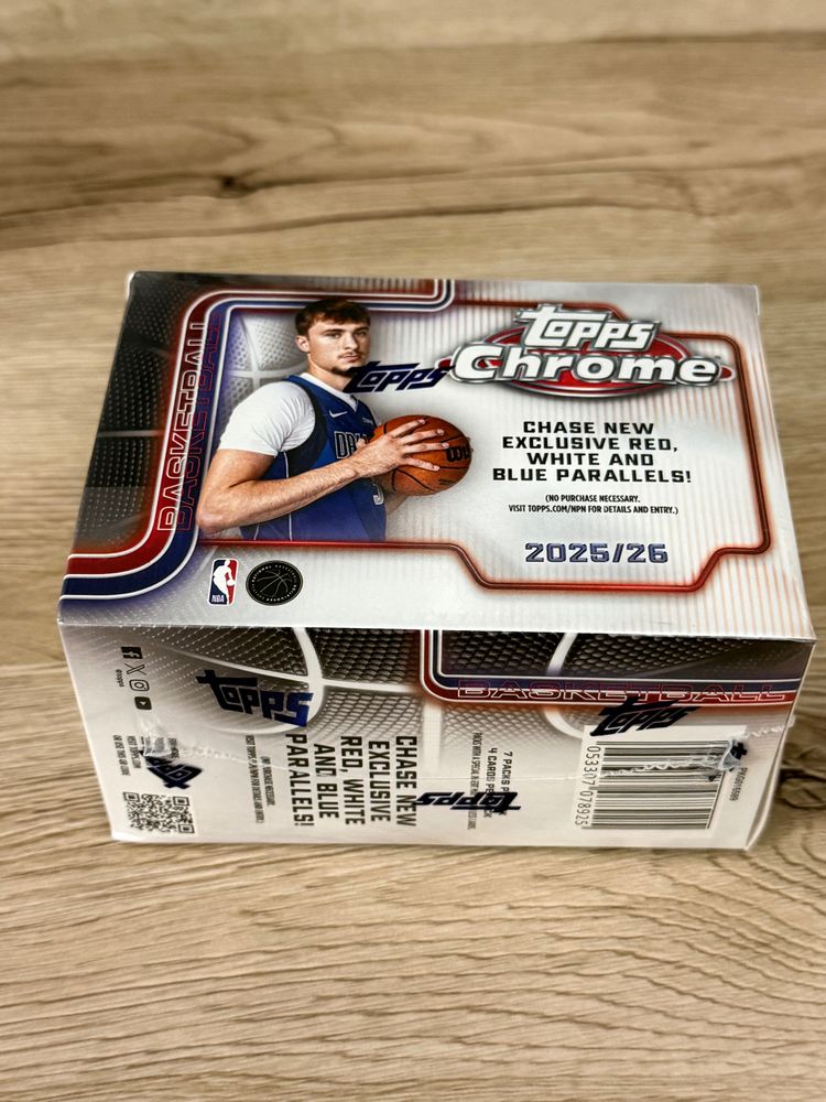 Topps Chrome 2025/26 Basketball Cards Box