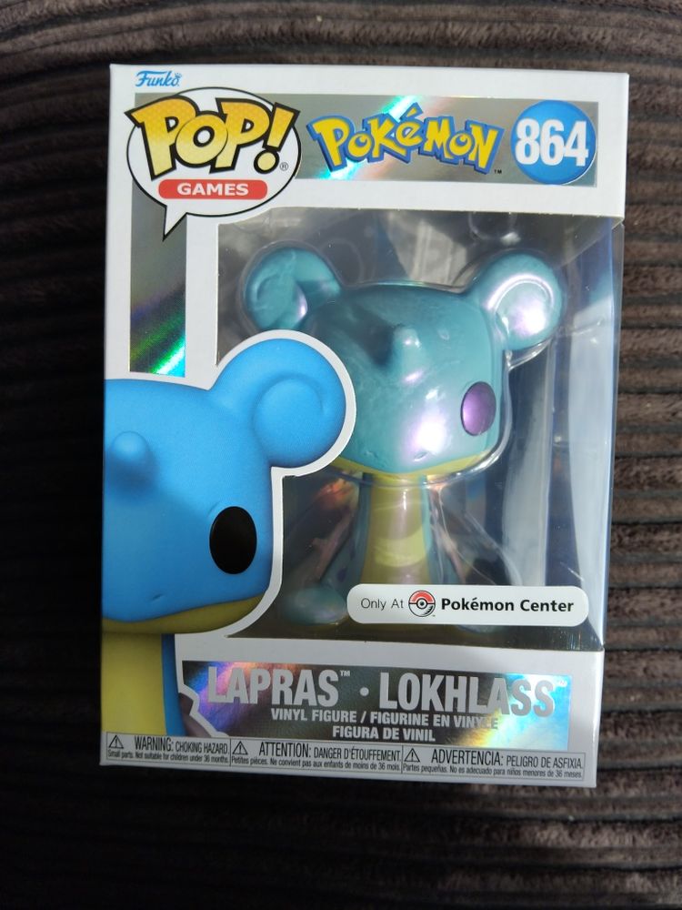Funko Pop! Games Pokémon Lapras Lokhlass Vinyl Figure image 1