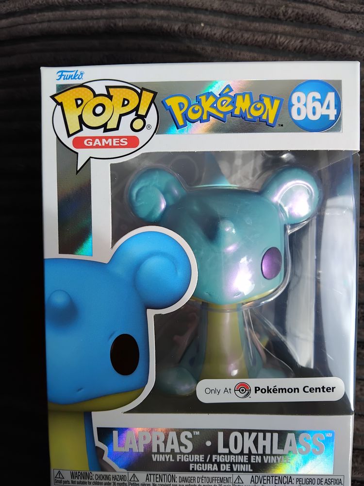 Funko Pop! Games Pokémon Lapras Lokhlass Vinyl Figure image 2