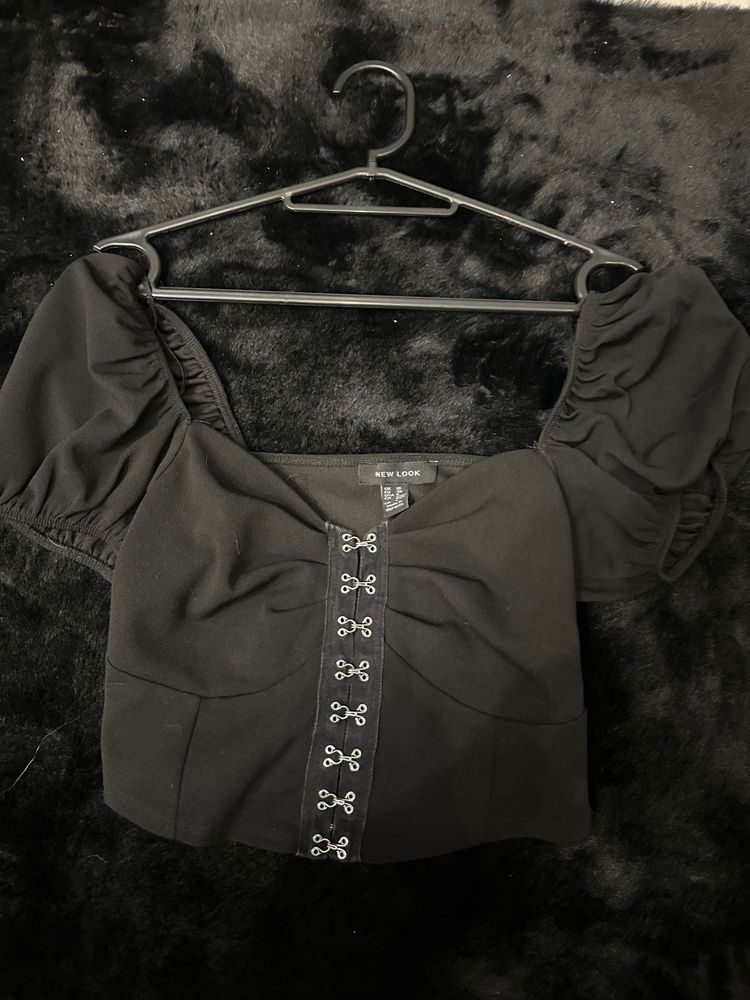 New Look New Look Black Cropped Top product image