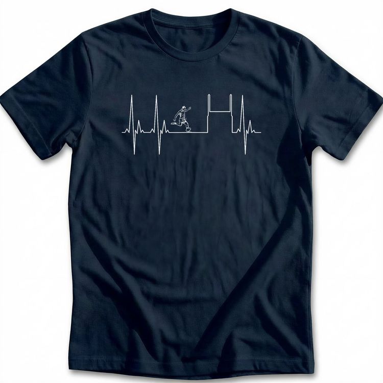 RUGBY HEARTBEAT 026 T-Shirt US