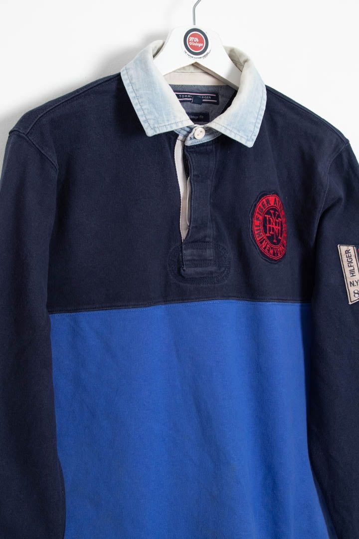 Tommy Hilfiger Long Sleeve Rugby Polo Shirt (S) image 2