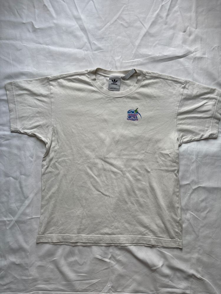 Adidas White Graphic T-Shirt 3