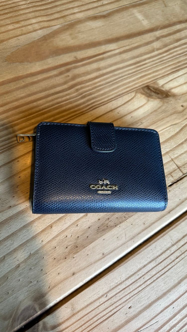 Dark Blue Coach Purse